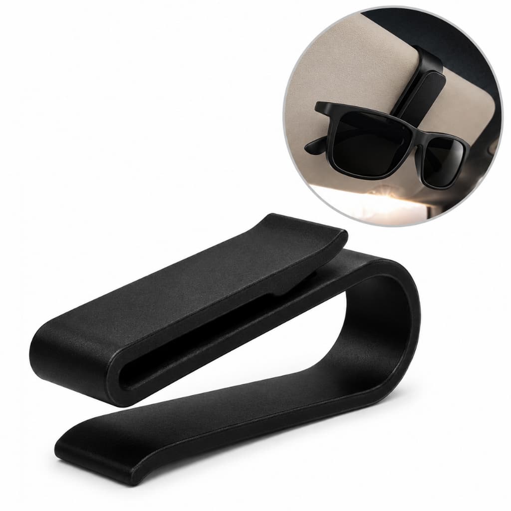 Suporte de Óculos Para Carro Suporte de Óculos Veicular Minimalista Para Quebra Sol de Carro Clip Para Viseira