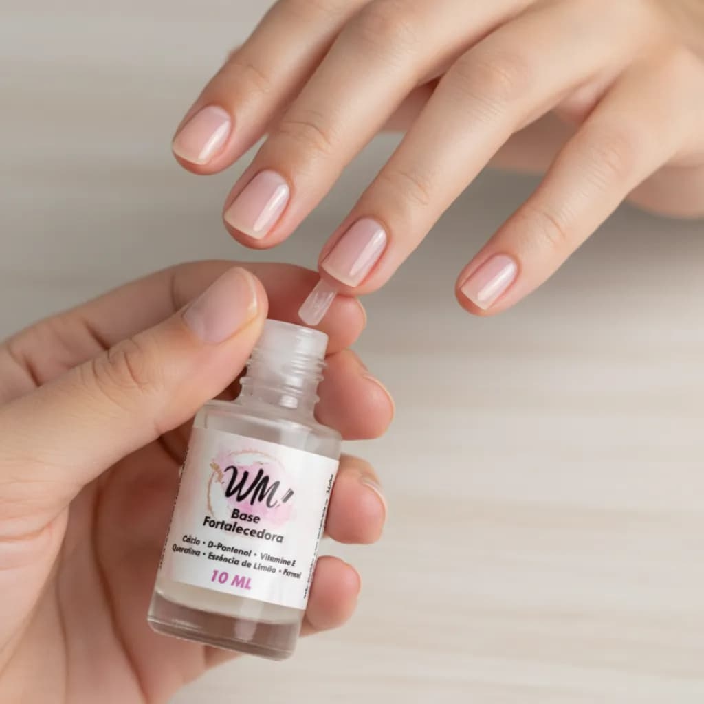 Base Wm Fortalecedora De Unhas Ultra Resistentes Ótima Qualidade