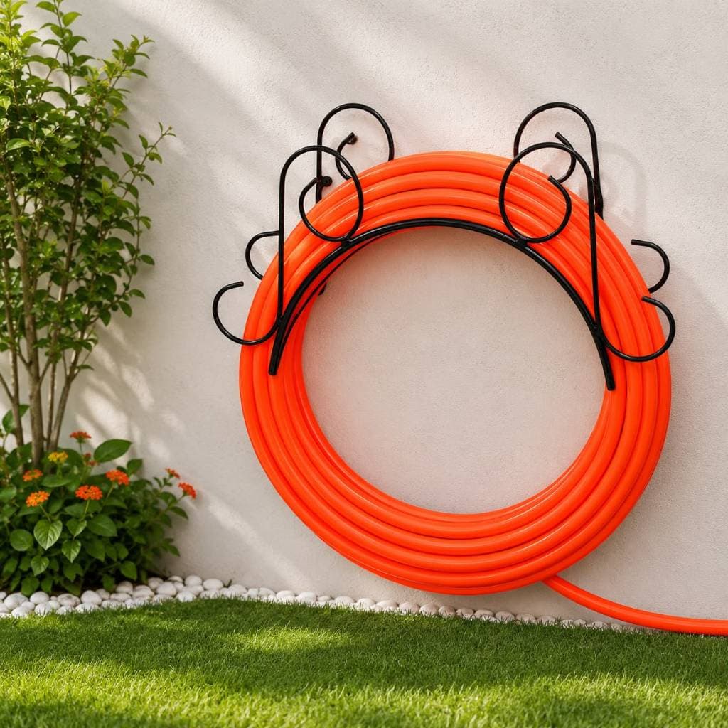 Suporte de Mangueira Jardim Organizador Enrrolador Fixo de Parede, Suporte Colonial, Suporte Para Área De Serviço