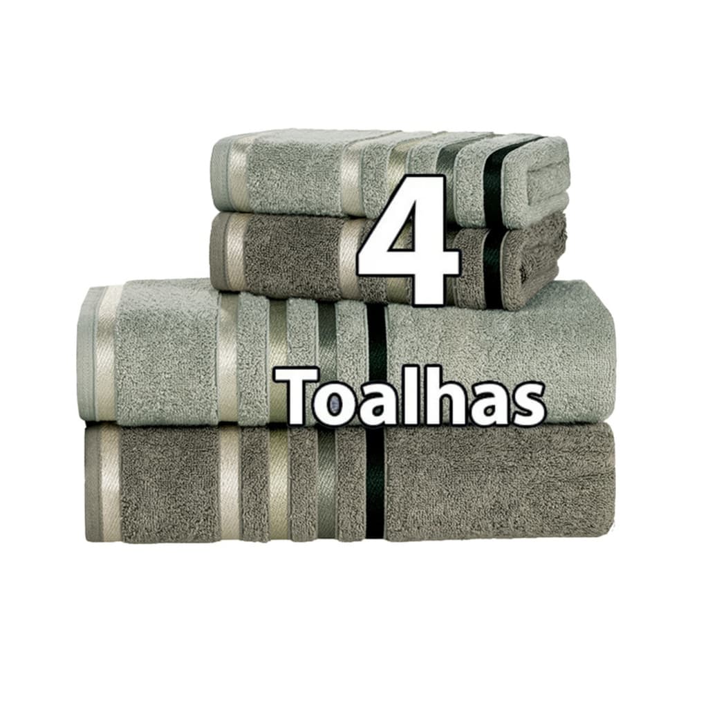Jogo De Toalhas Banhão Karsten Lumina 4 Pças Toalha de Banho Gigante Original Banheiro Quarto Luxo Confortável Macia
