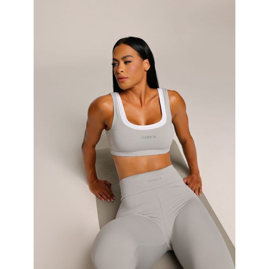 Conjunto Fitness Trace Top E Legging VIAMAFIA