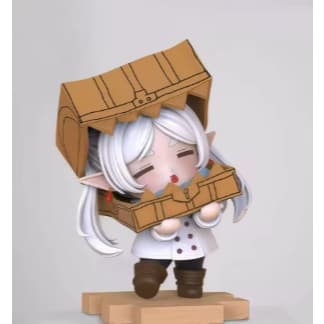 Frieren Beyond Journey's End: Figura Version Frieren com cabeça na caixa/ material PVC