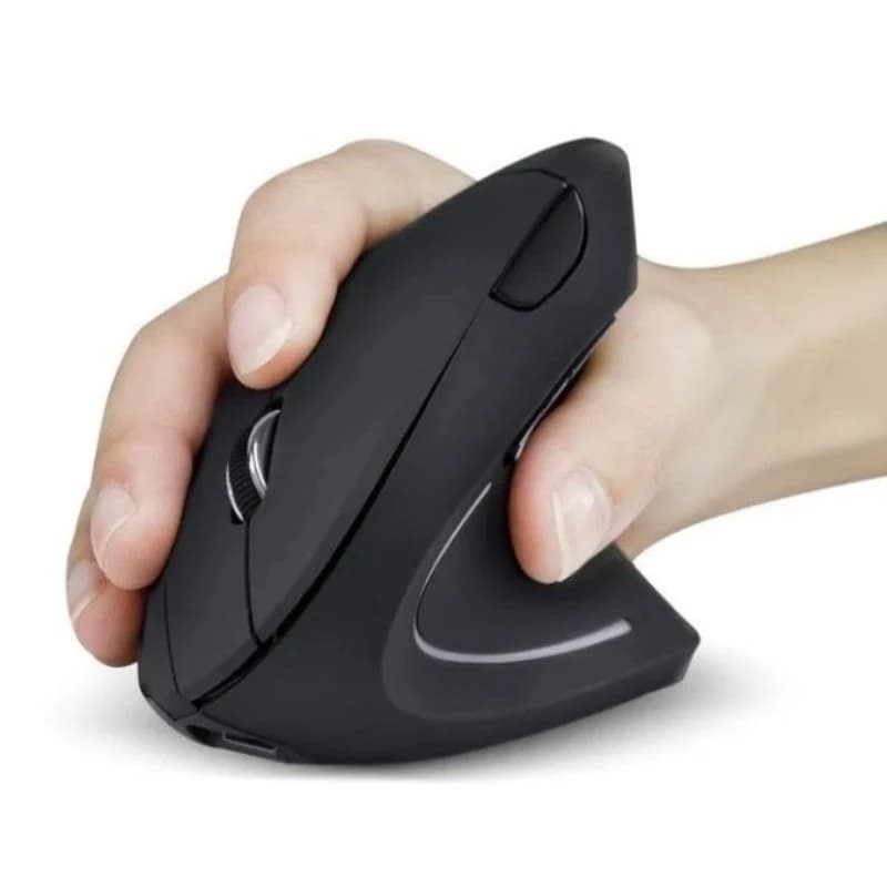 Vertical Sem Fio USB Mouse Ergonômico Portátil PC Gamer Para Computador Colo Superior Notebook Mouse Gamer
