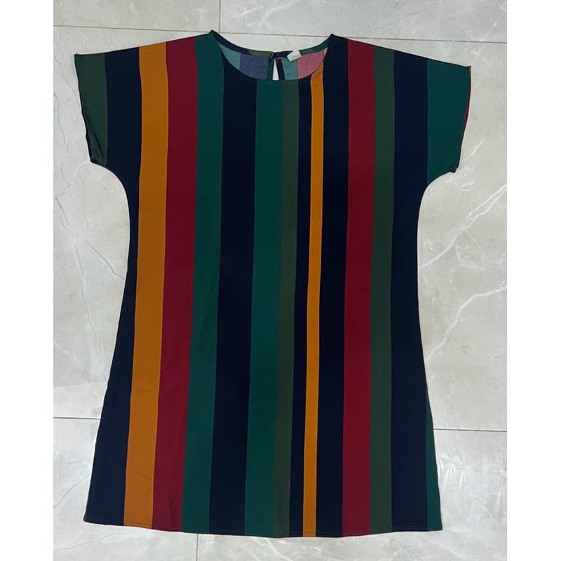 Vestido com Listras
