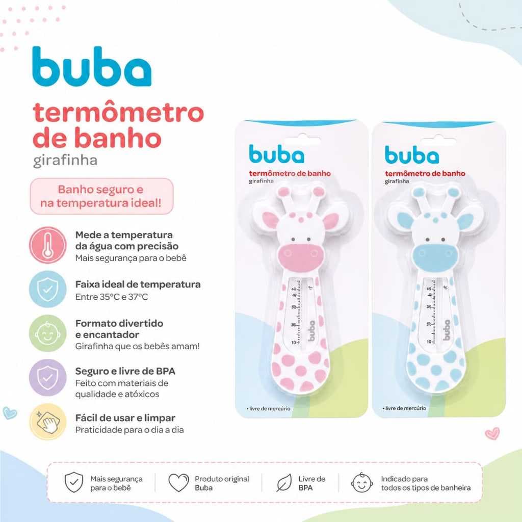 Termômetro de Banheira Buba Girafinha – Banho Seguro para o Seu Bebê