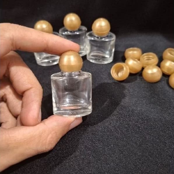Kit 20 unid. Mini Frasco de Vidro 8ml Café, porta óleo unção, perfume