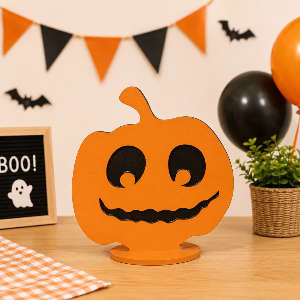 Halloween Placa Display Centro De Mesa Mdf Decoração Festa