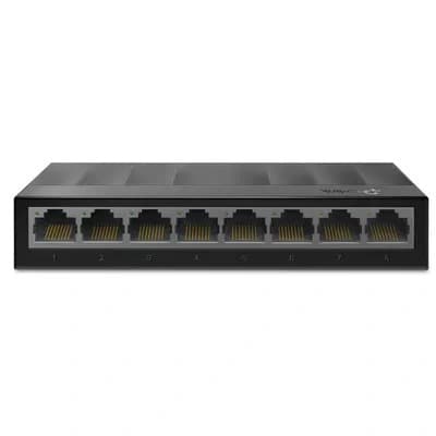 Switch TP-Link LS1008G 8 Portas Gigabit 1000Mbps Desktop Preto