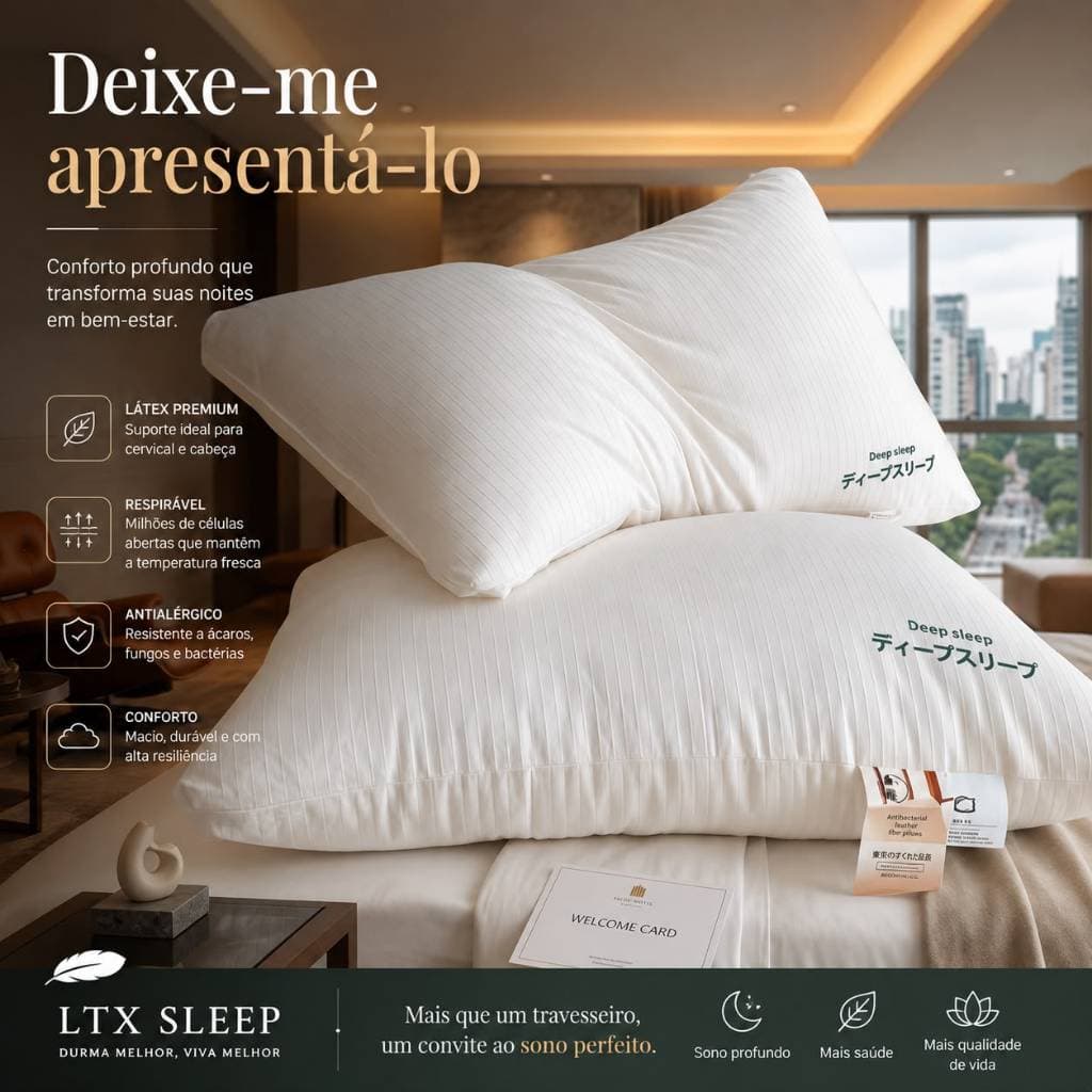 Travesseiro Ortopedico de pescoço de trigo sarraceno  Antialergica LTX SLEEP