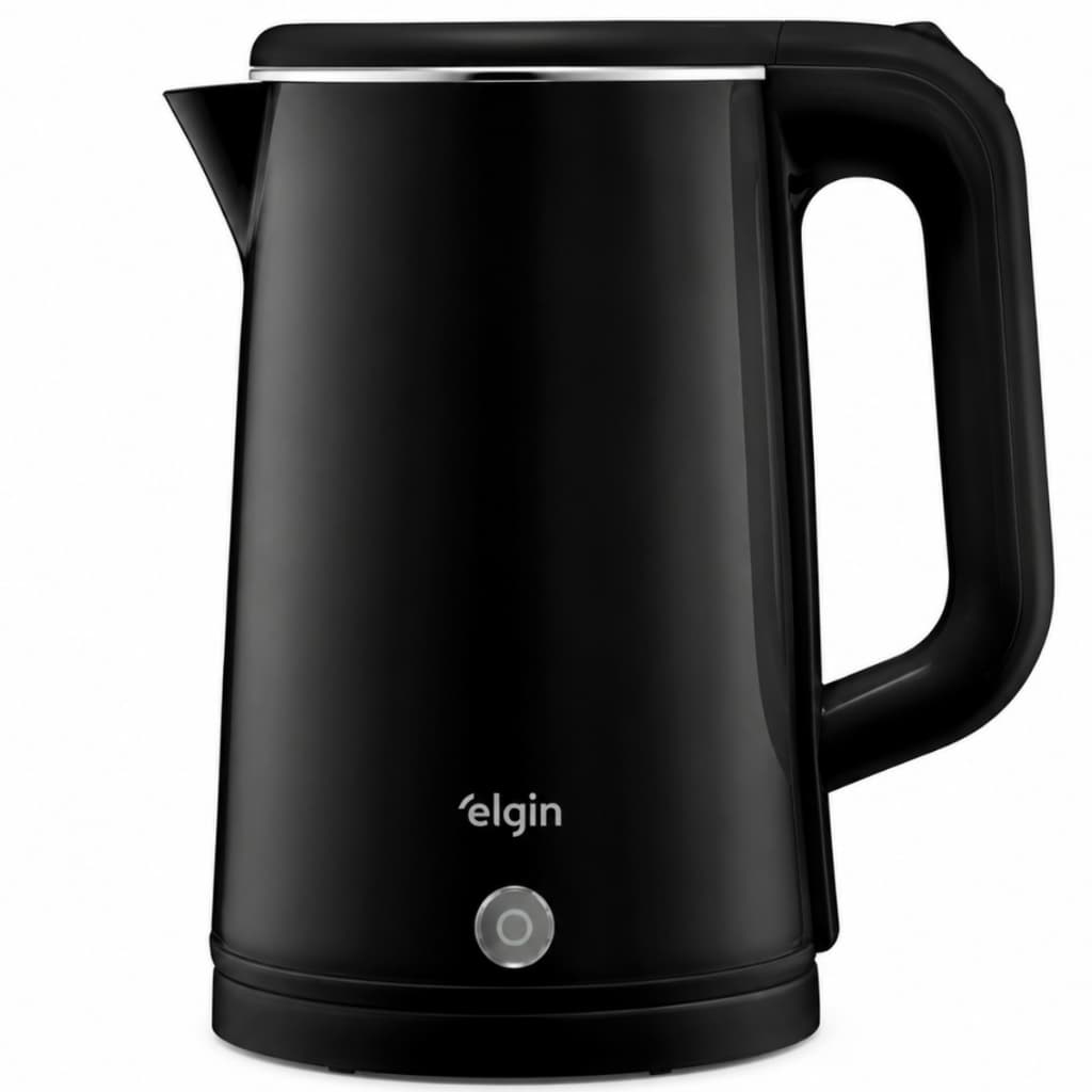 Chaleira Elétrica Elgin Slim 1.500W 220v 1,8L Desligamento Automatico Preta