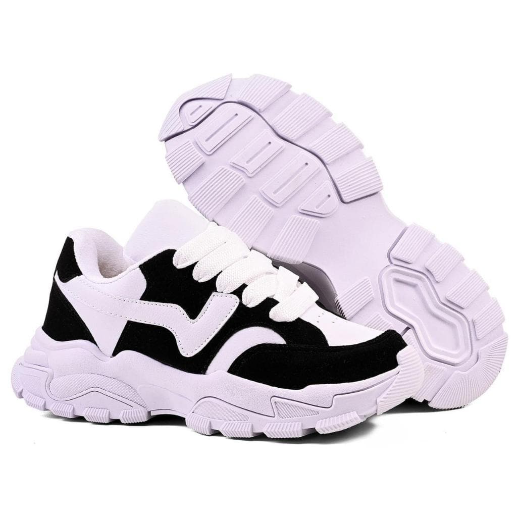 Tênis Feminino Casual Premium Leve Macio 34 ao 39 Dia a Dia Passeio Trabalho Com Cadarço Promoção
