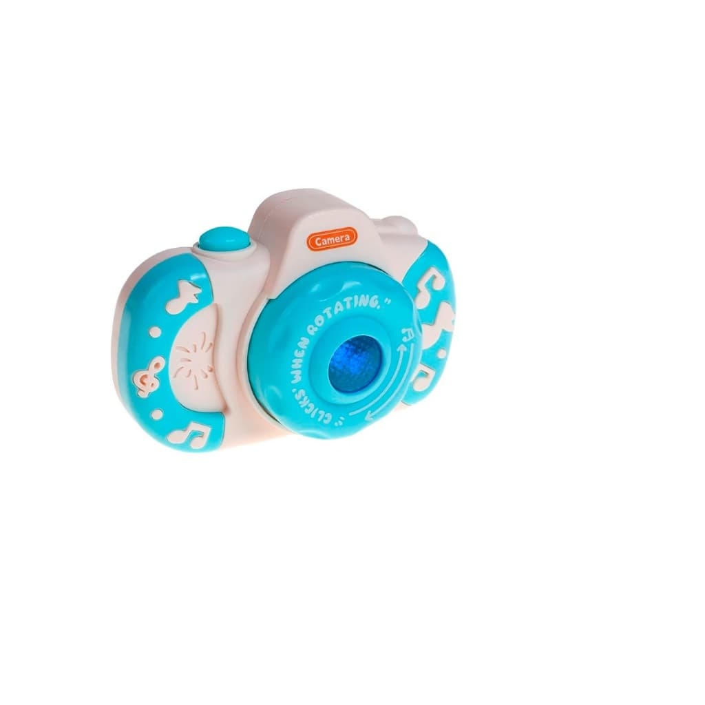 Brinquedo Musical Bebe Infantil Câmera Fotografica com Som e Luz Rosa ou Azul