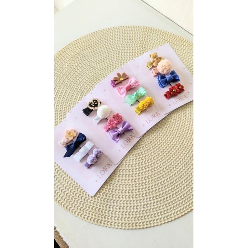 Kit de mini lacinhos | Mini laços coloridos |laços para bebê ,