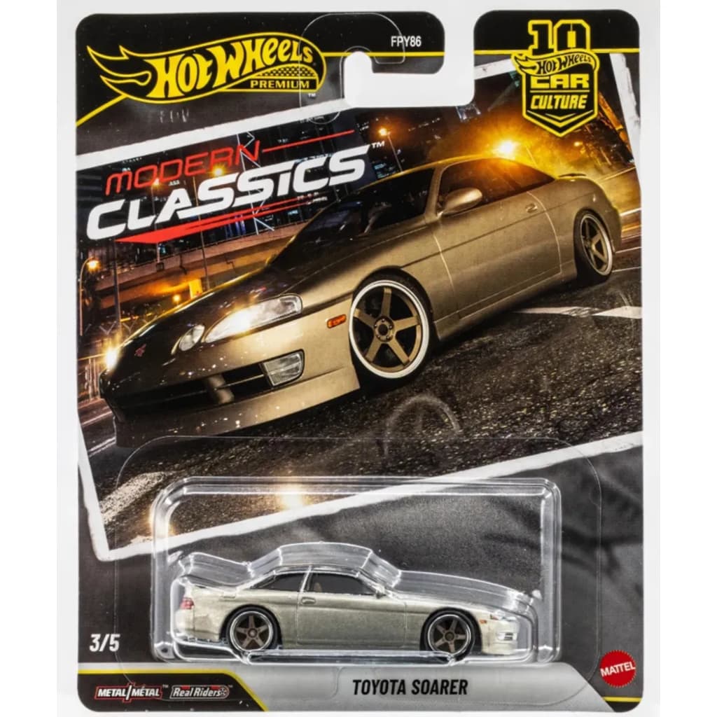 Hot Wheels Premium Toyota Soarer - Car Culture Modern Classics - Carrinho Hot Wheels