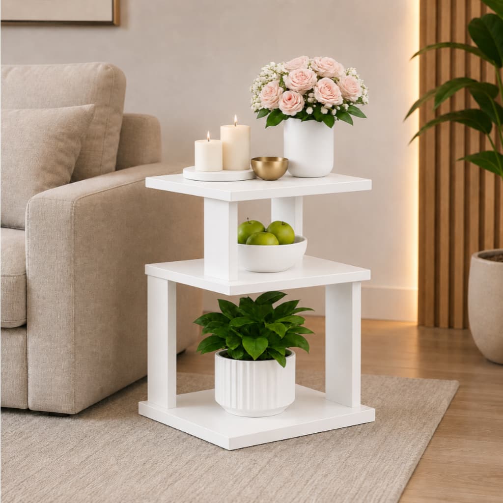 Mesa Lateral E Canto De Sofá Mesinha Apoio Aparador Sala Cabeceira Quarto Moderno Luxo ENVIOS FULL