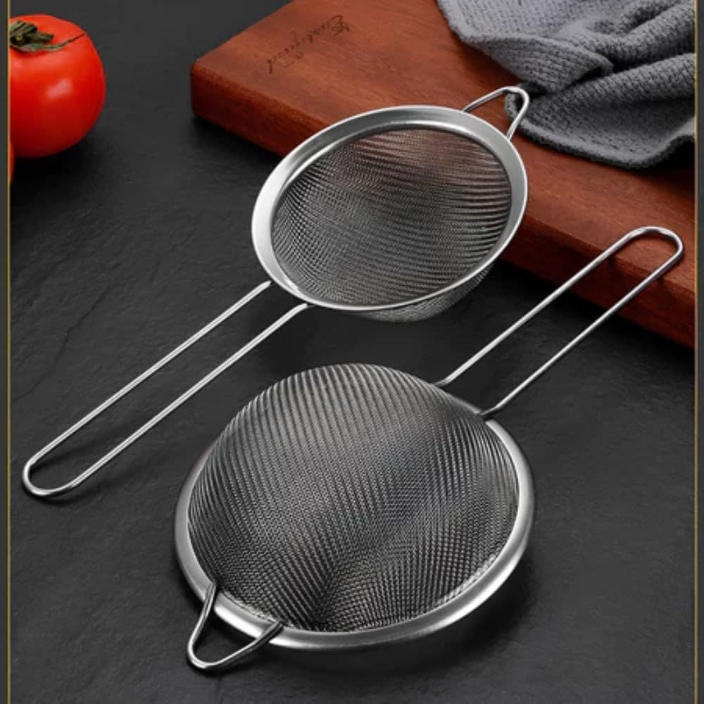 Peneira Inox Coar Farinha Nata Suco Graos Caroço Laranja Farelo Bagaço Peneirinha