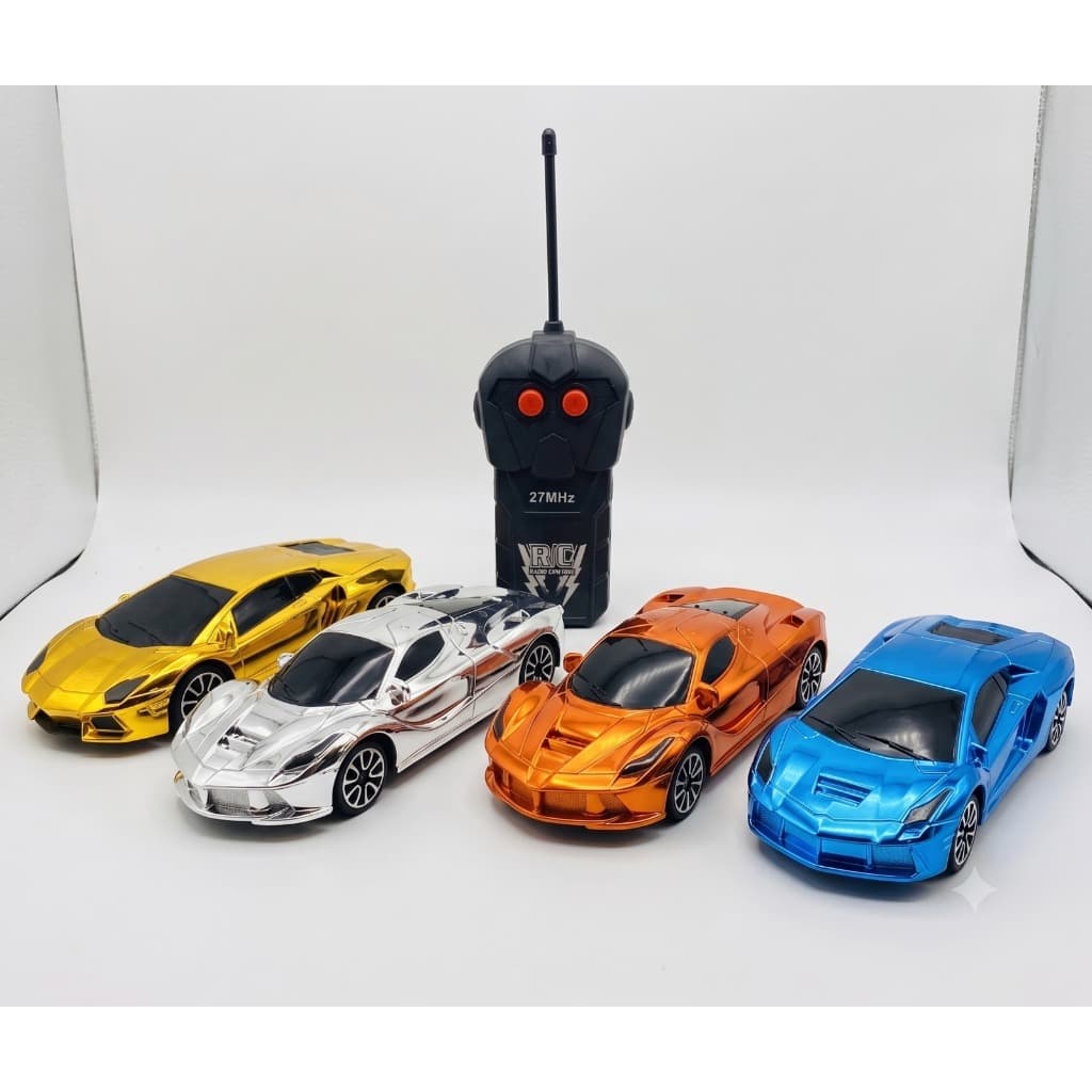 Carrinho de Controle Remoto RC 27MHz – Carro Esportivo de Brinquedo