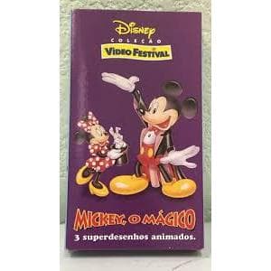 VHS DISNEY COLEÇAO VIDEO FESTIVAL ,MICKEY,O MAGICO