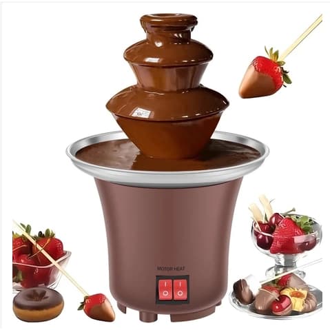Fonte de Chocolate Panela de Fondue Mini Cascata Elétrica 110v e 220v