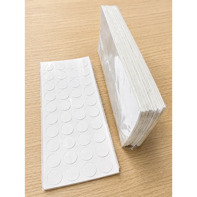 Tapa Furo Branco Adesivo Auto colante 13mm para Móveis