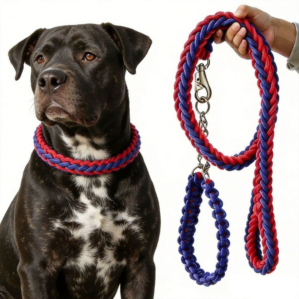 Guia Pitbull Enforcador Guia De Corda Para Cachorro Bullypit Corrente P Grande Porte
