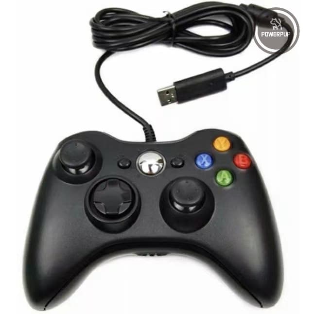 Controle Xbox 360 com Fio - Design Ergonômico, Vibração Ajustável, Plug and Play. controle 3 em 1