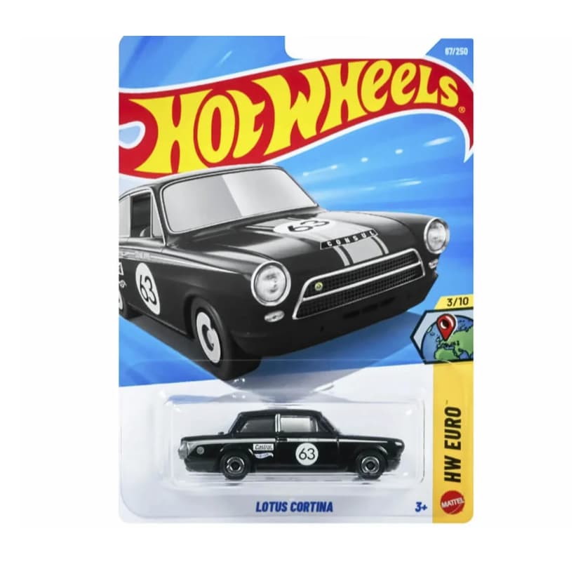 Hot Wheels Lotus Cortina HW Euro 67/250 JJL16