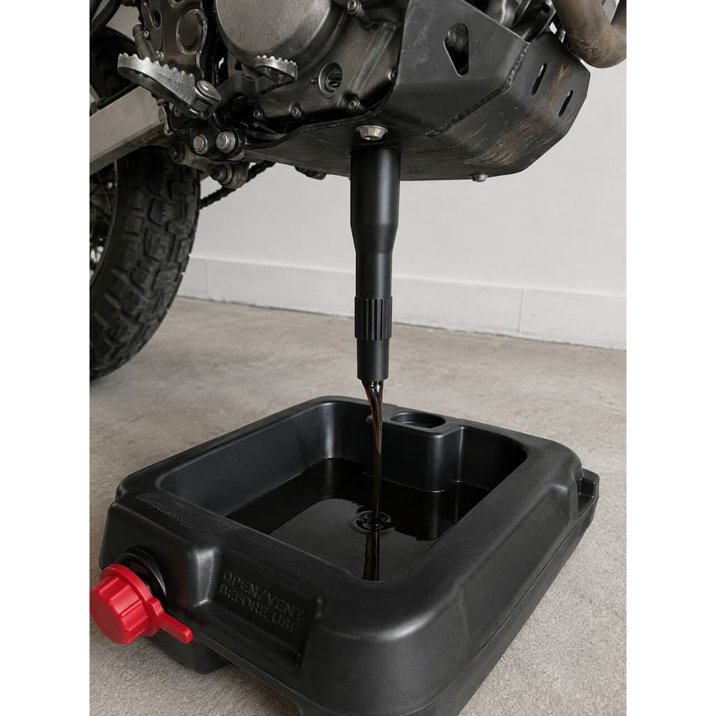 Funil de Drenagem de Óleo de Motocicleta Antiderramamento