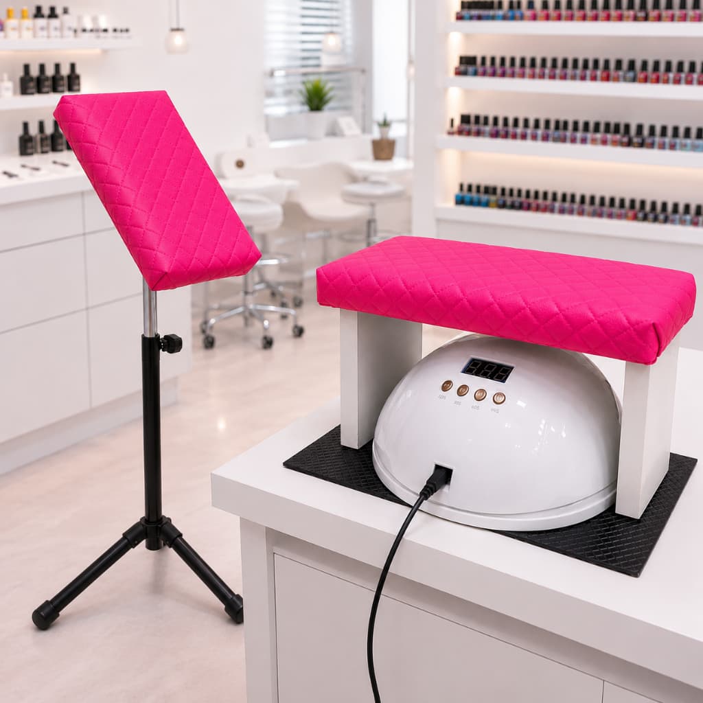 Kit Suporte Apoio de Pé e Perna Tripe Pedicure  + Apoio de Mão e Punho Para Manicure