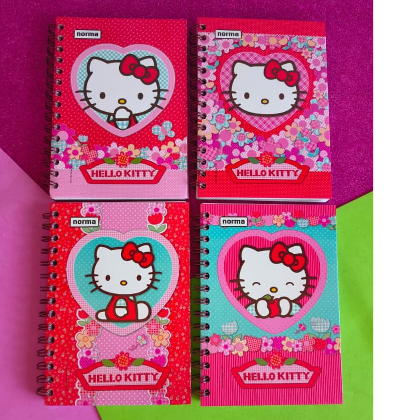 Caderno Hello Kitty Sanrio - A5 - Vintage Novo 96 Folhas Raro Colecionável