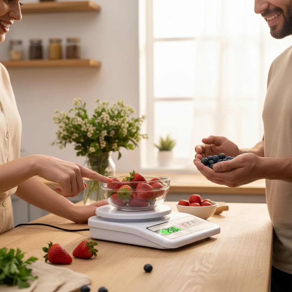 Balança Digital Cozinha 10kg Alta Precisão Dieta E Fitness Nutrição Top