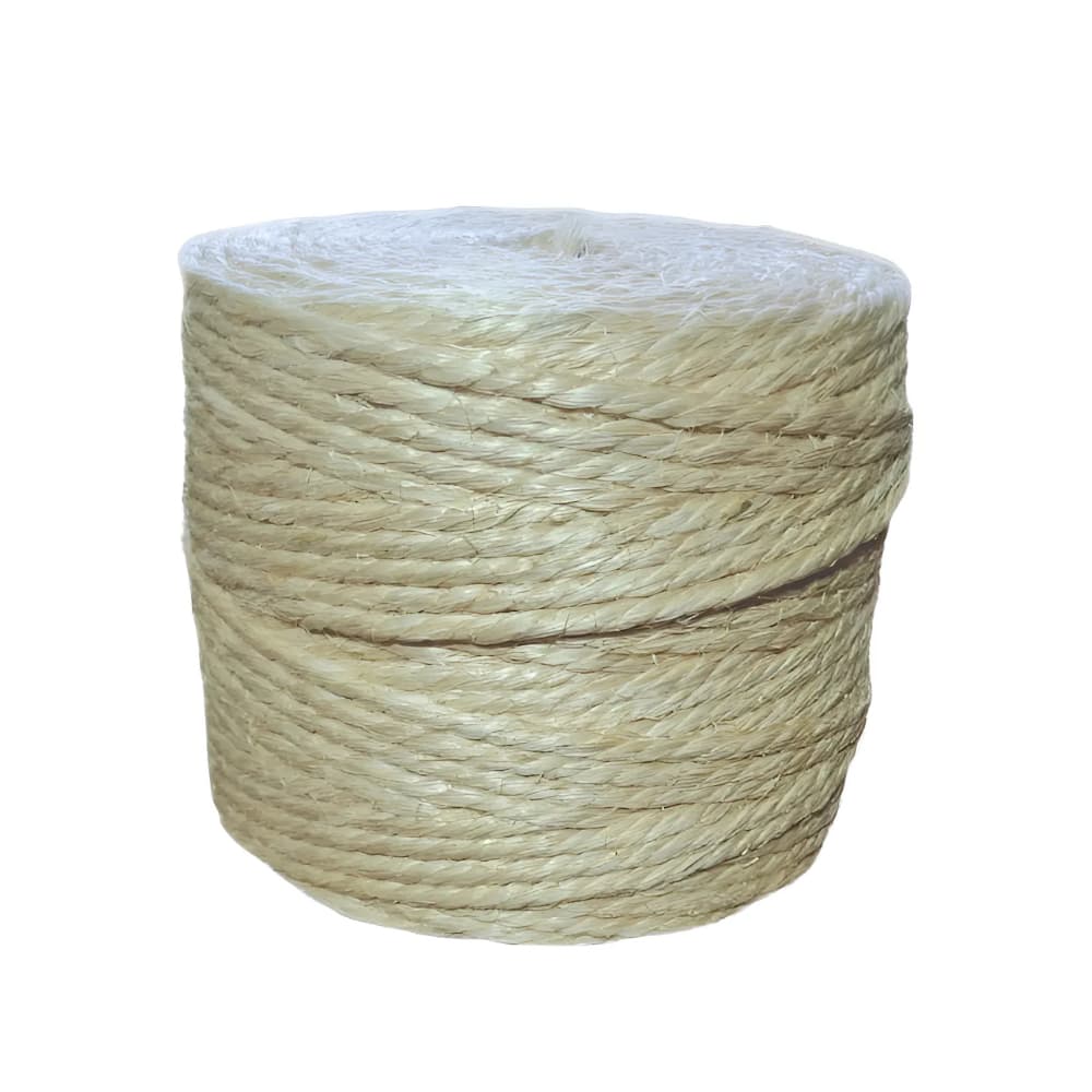 Fio de Sisal Natural 5mm 400 Metros para Arranhador Gatos