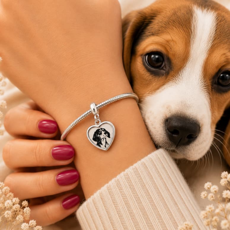Berloque Beagle Pet Cachorro Presente
