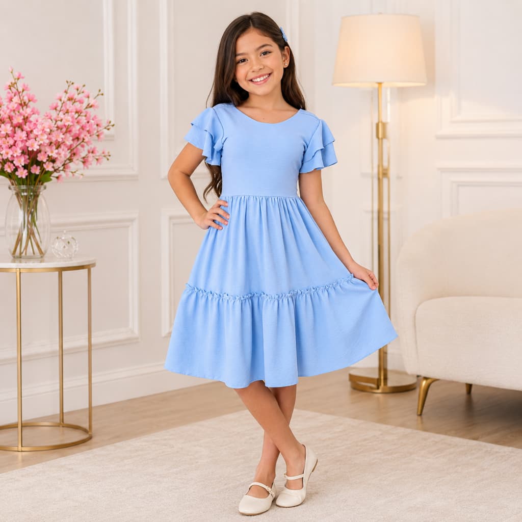 vestido de festa infantil