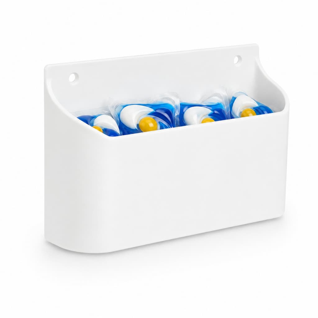 Organizadora De Pastilhas Para Lava-louças Porta De Armário Branco