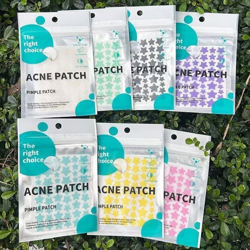 480 adesivos Patch para Acne Formato Estrela 12 Unidades, Suave Hipoalergênico