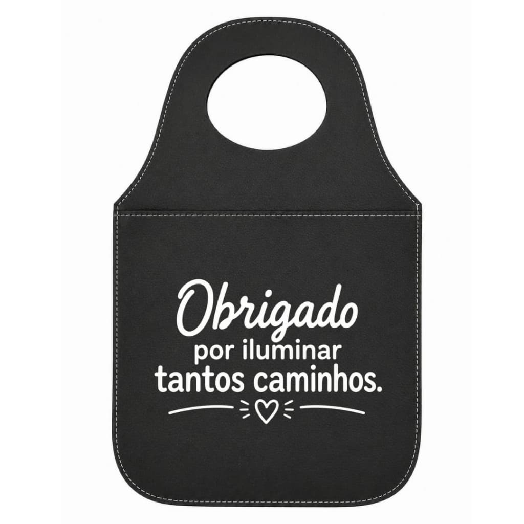 Lixeira automotiva Premium lixo para carro Presente professores Organizador tamanho universal