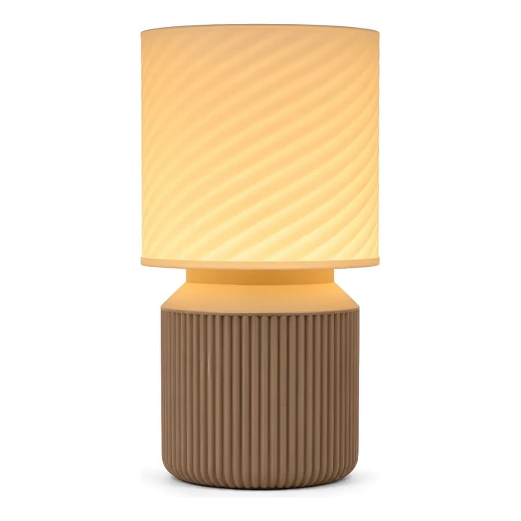 Luminária Abajur Led 3000k Decorativa Mesa Quarto Sala Premium