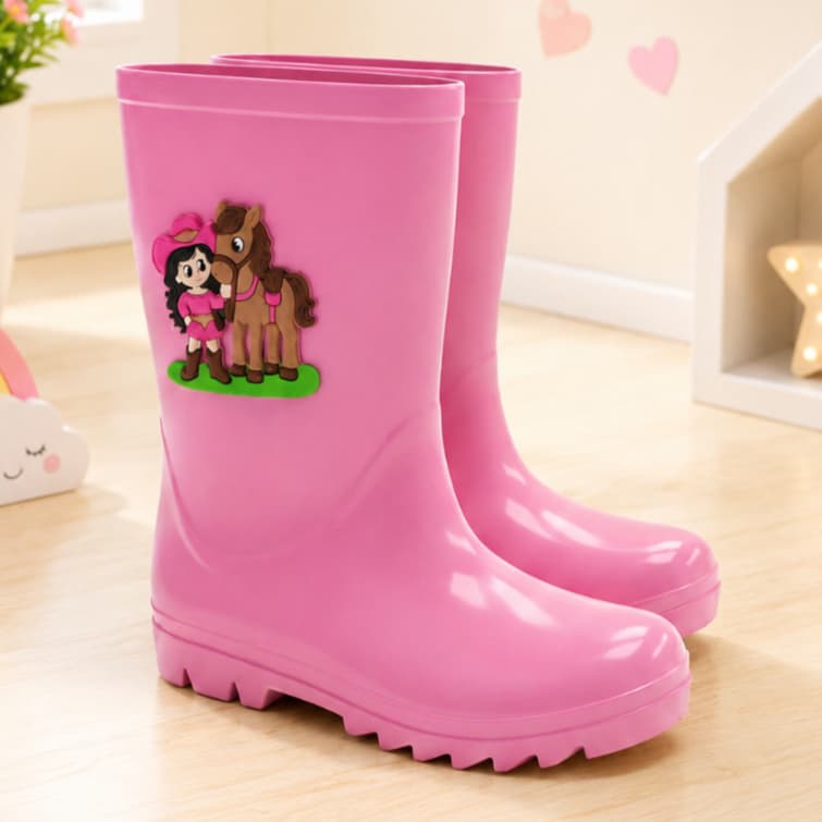 Bota Galocha Infantil Menina Impermeável Feminina