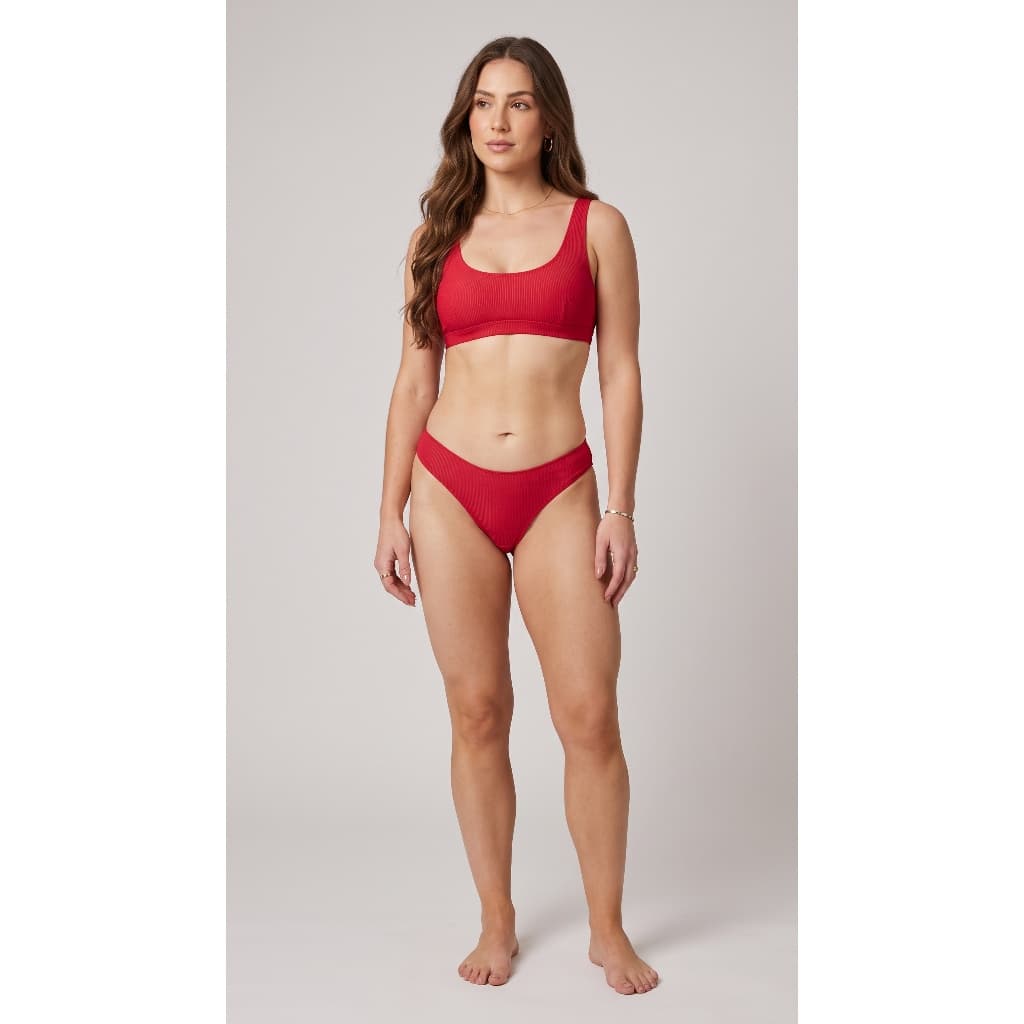 Calcinha Feminina Canelada Tanga em Cotton Conforto Diário