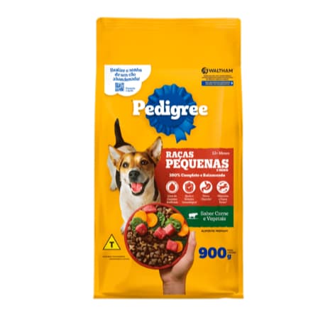 Ração Pedigree Raças Pequenas Carne/Vegetais 15kg