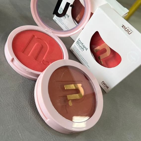 BLUSH COMPACTO INSTANT BLUSH - NINA MAKEUP