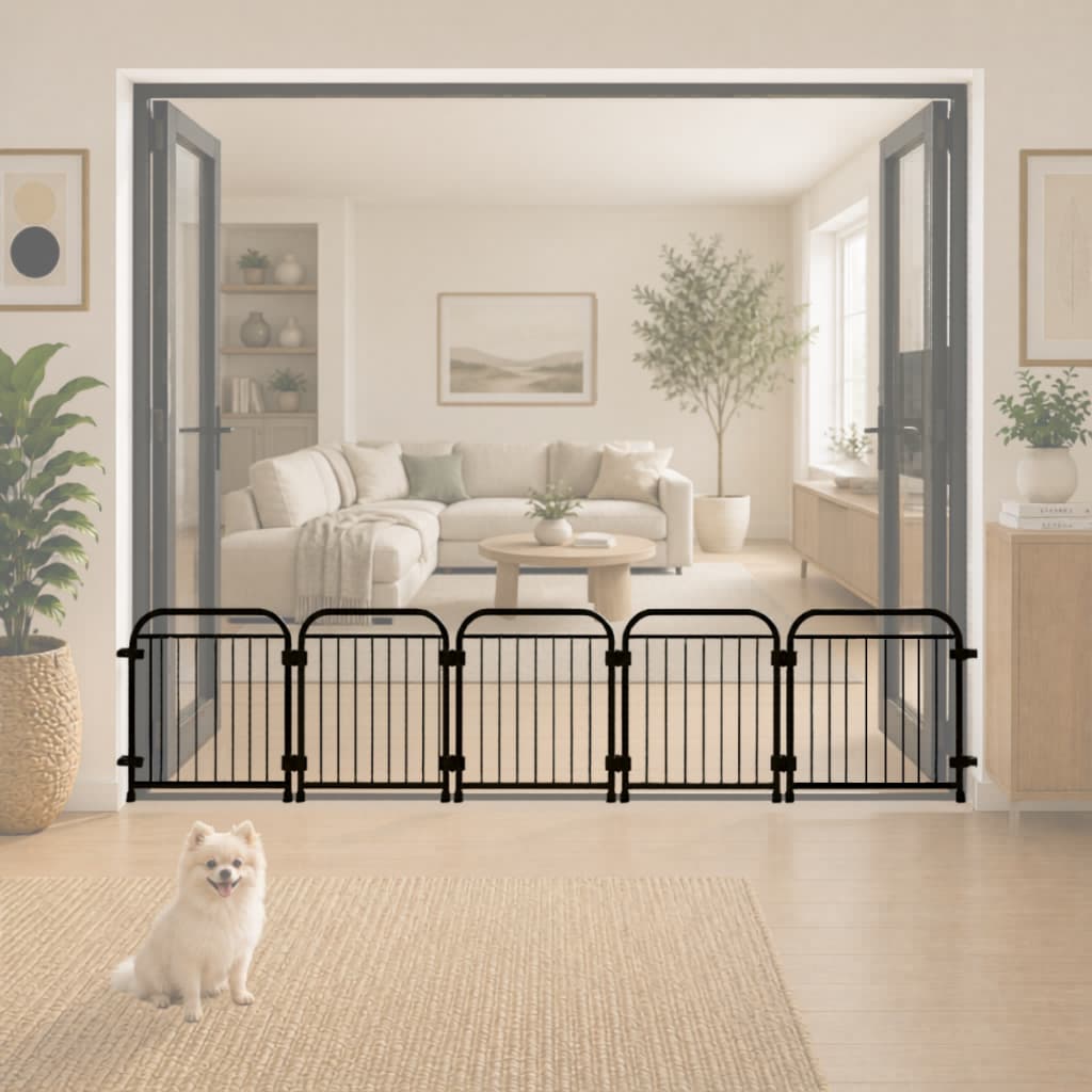Cercado Pet Dobrável para Cachorro Portão Modular Divisória Pet para Casa