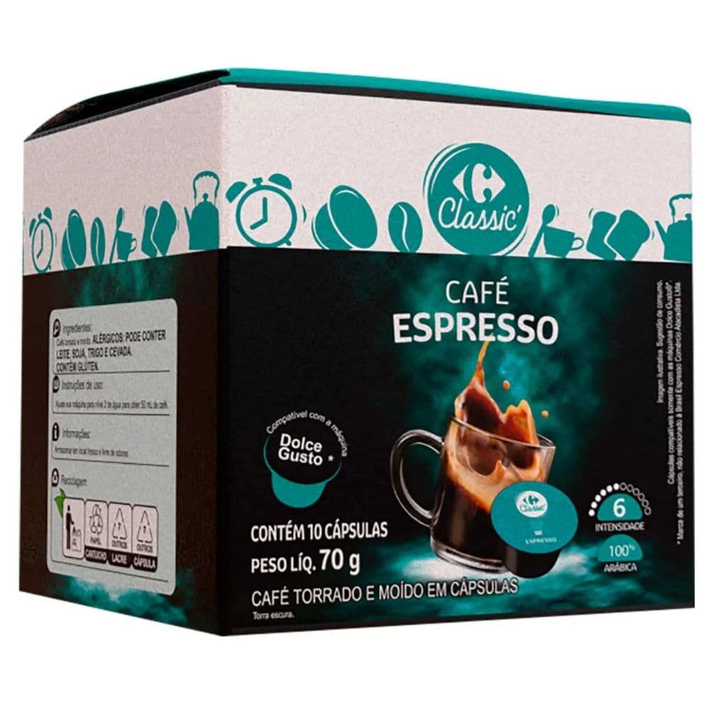 Café em Cápsula Espresso Classic Caixa 10 Unidades