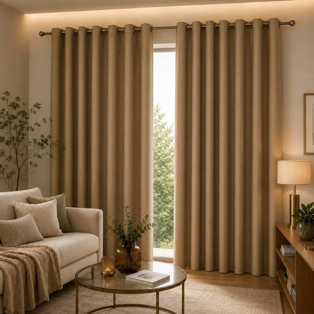 Cortina Oxford Premium Lisa Casa Sala Quarto Ilhos Cromado 3,00 x 2,50 Aconchegante Alta Durabilidade