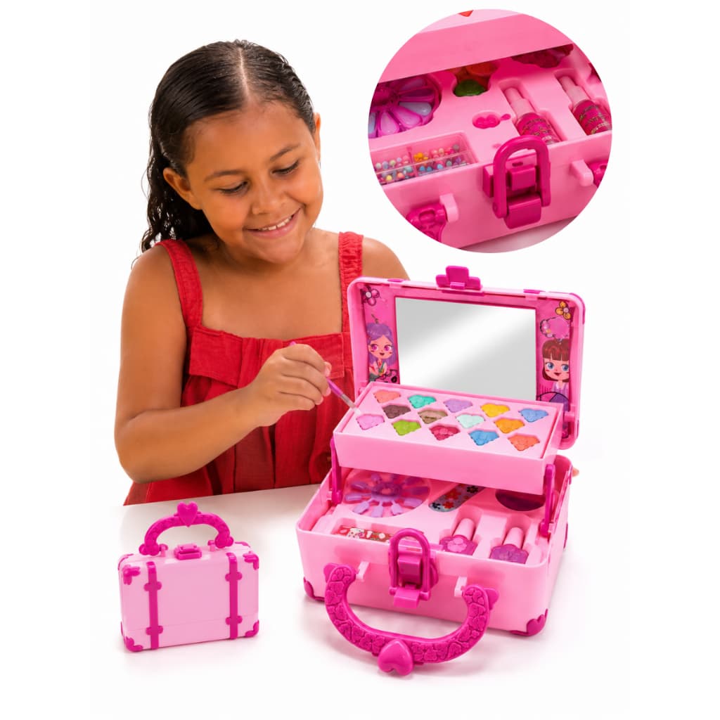 Maleta de Maquiagem infantil - kit maquiagem infantil Menina Lavavel - maquiagem infantil completa