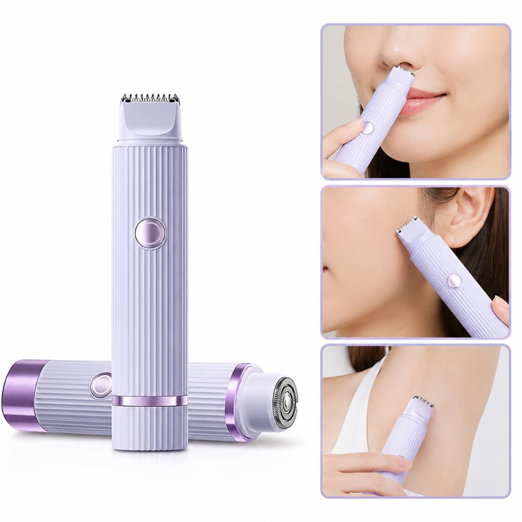 Depilador Removedor De Pelos  Facial e Corporal Sem fio Recarregável