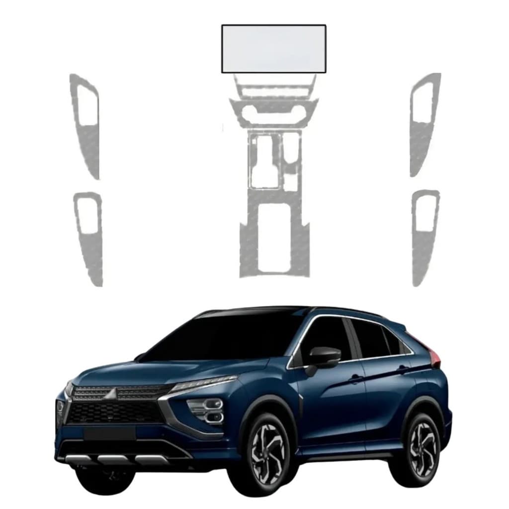 Kit Pelicula Ppf Proteção Interna Antirrisco Eclipse Cross 25 A 27