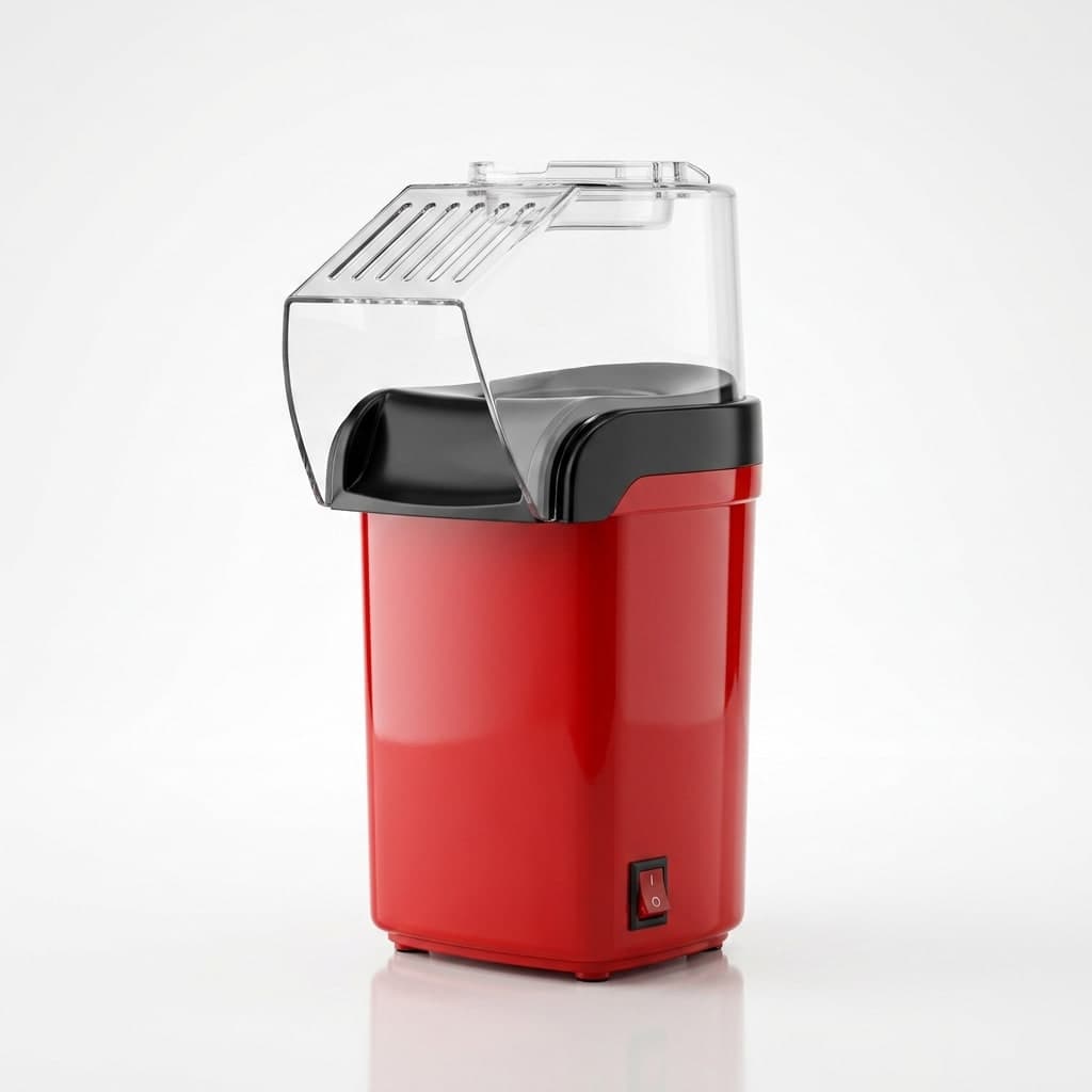 Pipoqueira Elétrica Unity 220V para preparo prático de pipoca doméstica compacta 17 x 12 05 x 27 05
