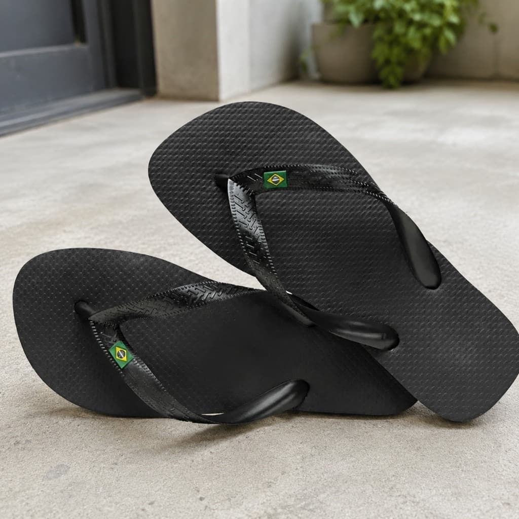 Chinelo Havainas Sandalia de Dedo Bandeirinha do Brasil